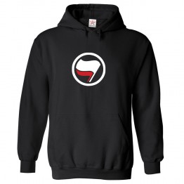 Antifa Classic Unisex Political Kids and Adults Pullover Hoodie
